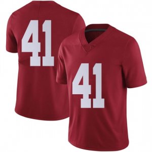 NCAA Men's Alabama Crimson Tide #41 Chris Braswell Stitched College Nike Authentic No Name Crimson Football Jersey PJ17B22YM